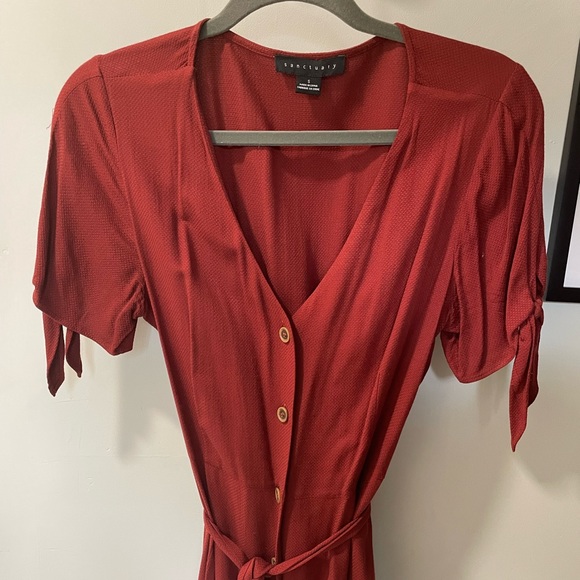 Sanctuary Dress Button Down with pockets, Small EUC - Picture 7 of 7